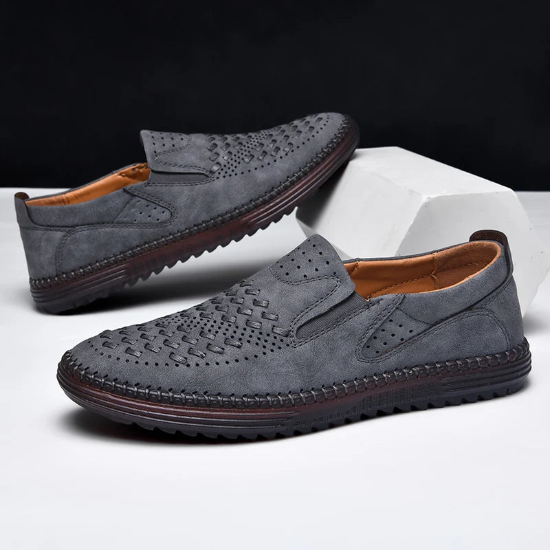 Noah | Men's Woven Slip-On Walking Loafers