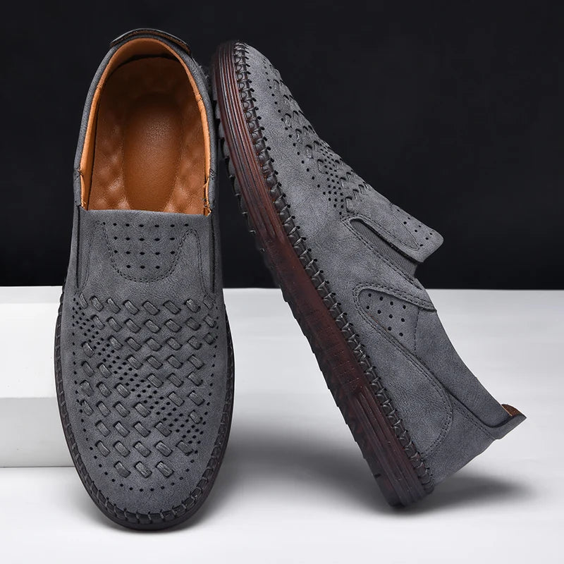 Noah | Men's Woven Slip-On Walking Loafers
