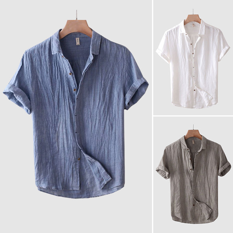 Hugo | Men's Textured Linen Button Down Shirt
