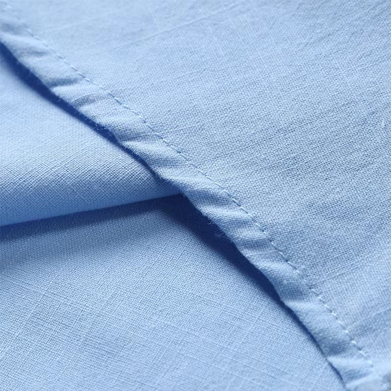 Darren | Men's Casual Linen Short Sleeve Polo Shirt