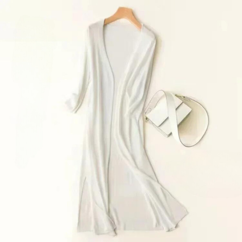 Arden | Women's Lightweight Open Front Long Cardigan