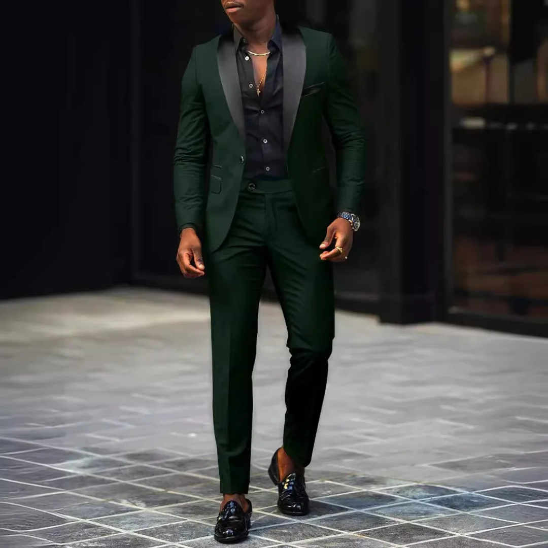Oliver | Men's Slim Tailored Two-Piece Suit Set