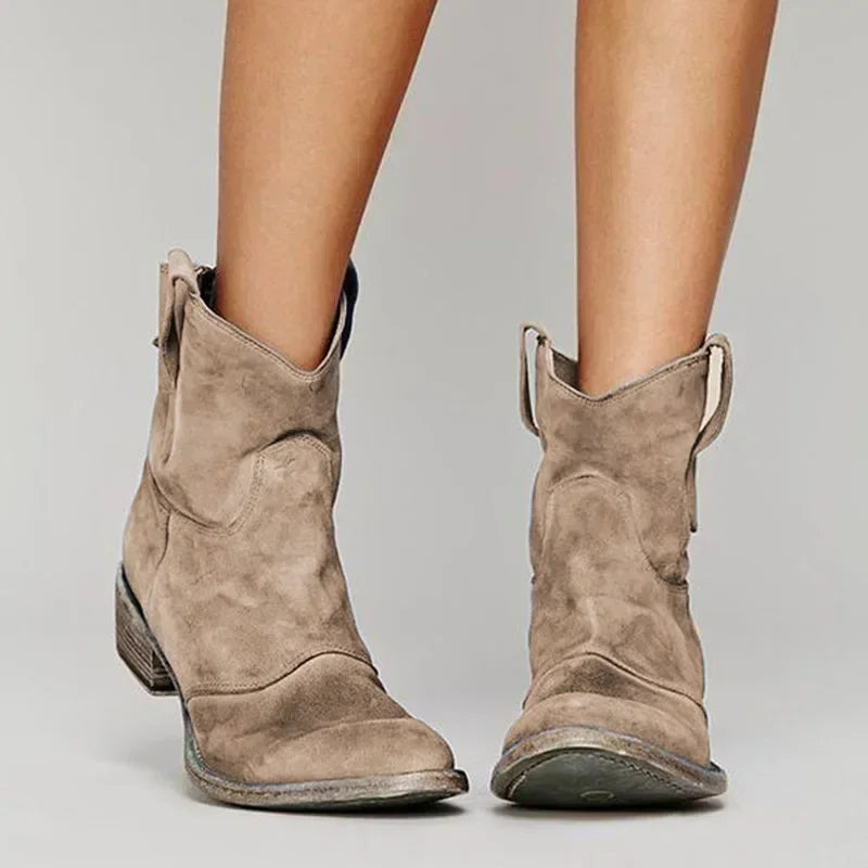 Tessa | Women's Vintage Western Style Ankle Boots