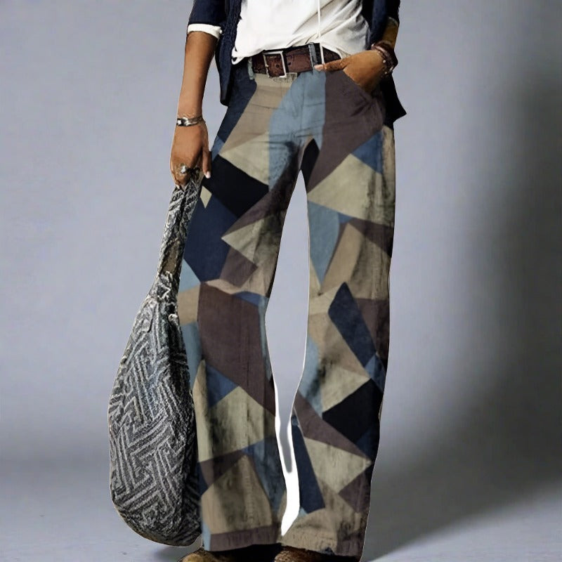 Elara | Women's Relaxed High-Waist Wide Leg Denim Jeans