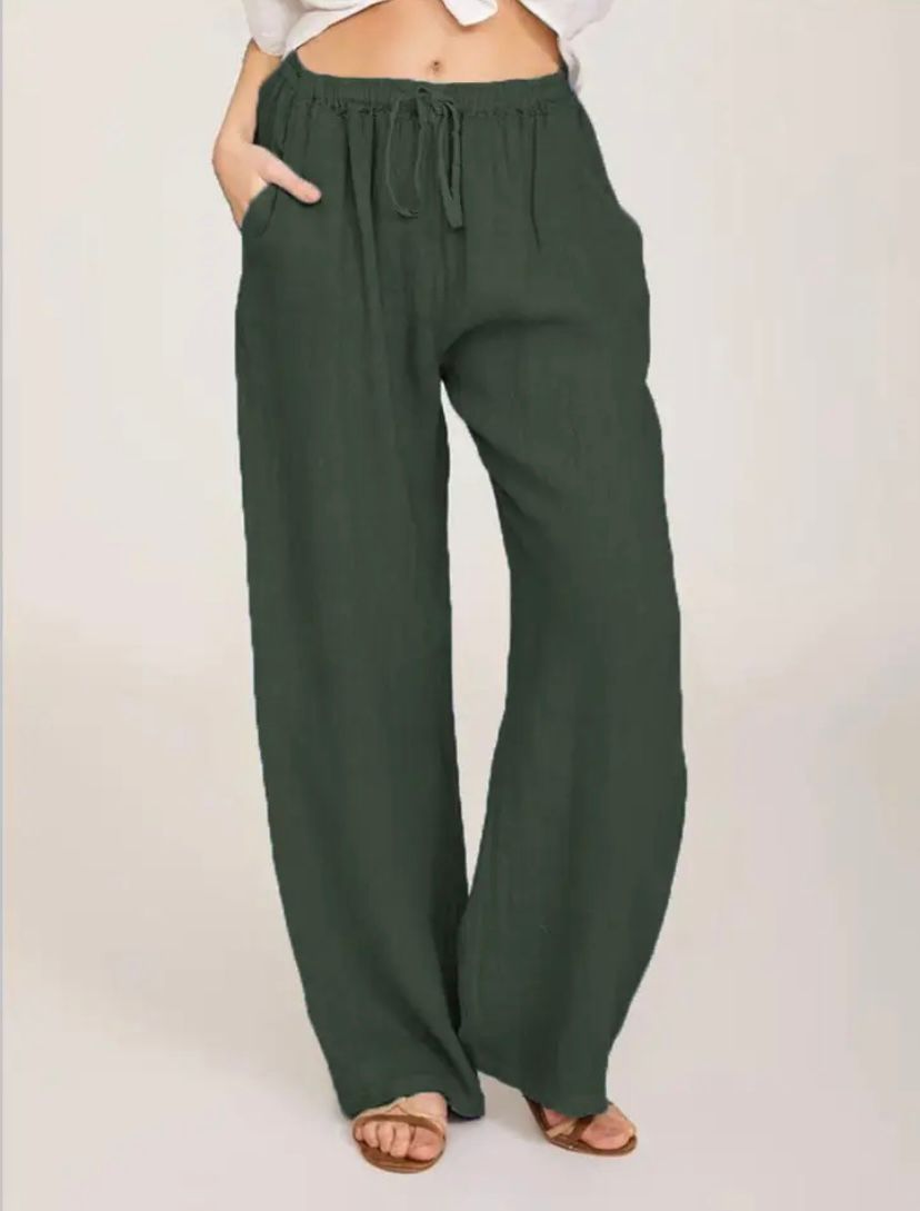 Lila | Women's High-Rise Relaxed Wide Leg Trousers