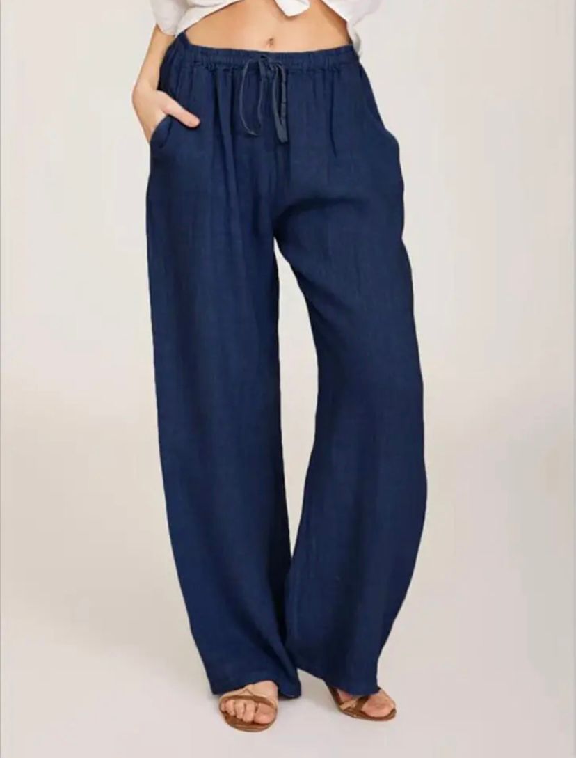 Lila | Women's High-Rise Relaxed Wide Leg Trousers