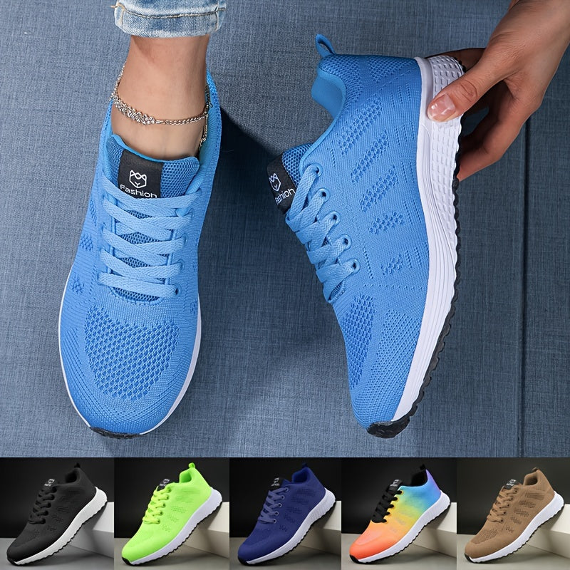 Amara | Women's Knit Lace-Up Orthopedic Sneakers