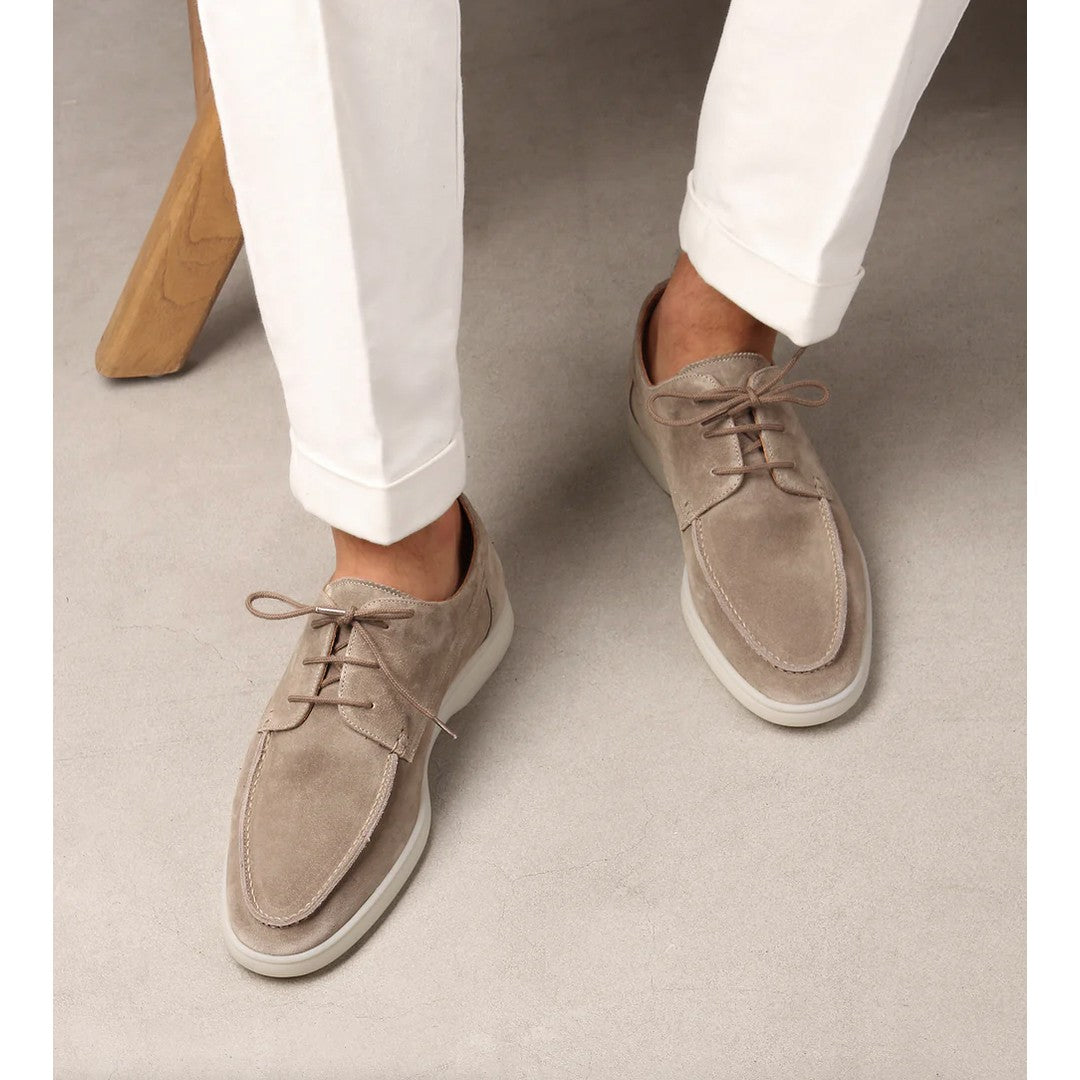 Man wearing the Abel men's apparel, 7 view