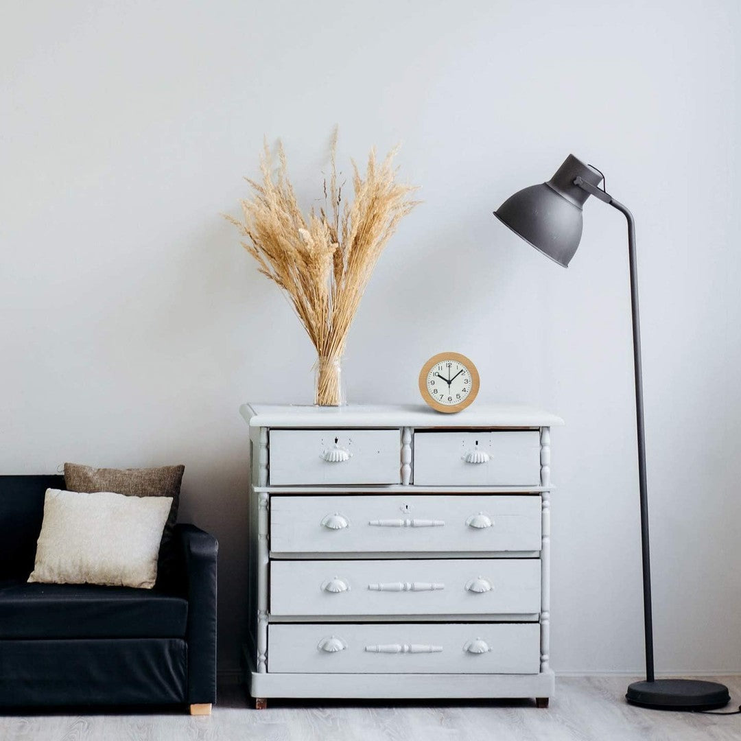 Silent beech wood alarm clock with LED night light - product photo 2
