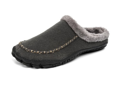 Men's lined open-back slippers - product photo 6