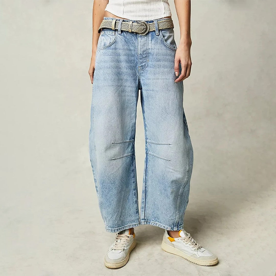 Woman wearing the Arden women's casual breathable pants, 8 view
