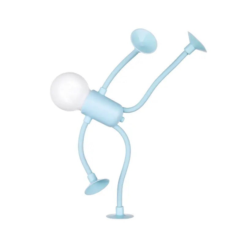 Bendable LED figure night light with suction feet - product photo 8