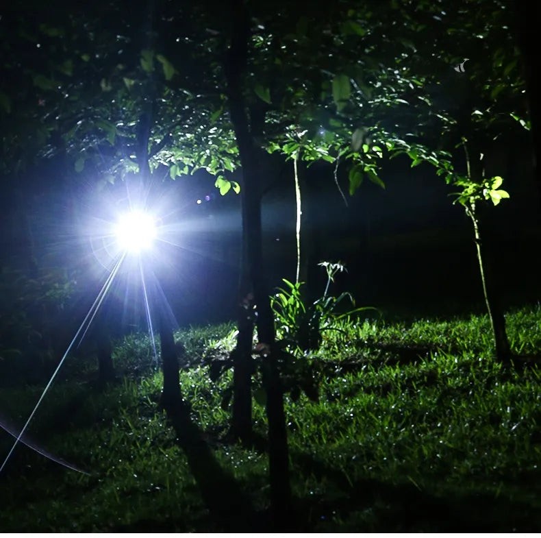 Rechargeable waterproof LED head torch with zoom - product photo 7