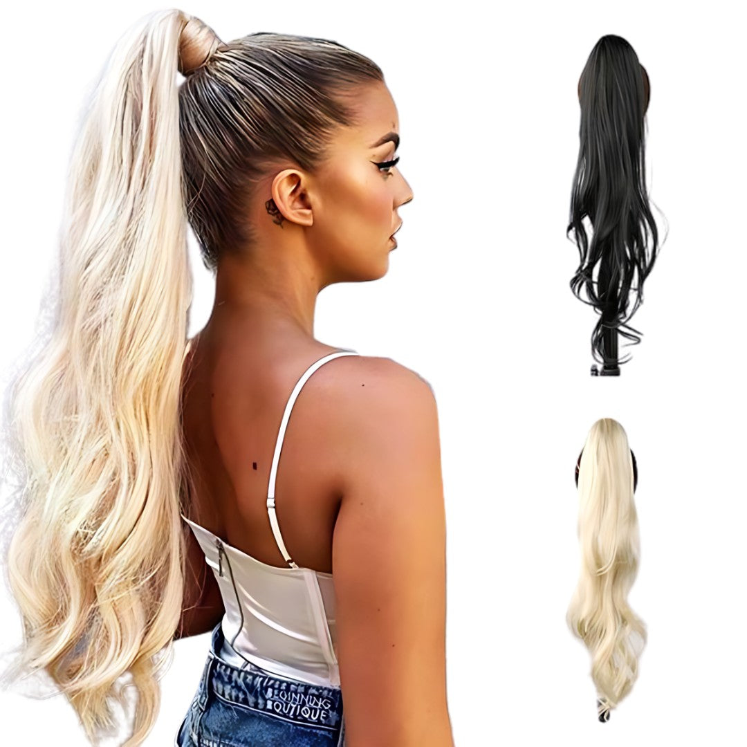 Clip-in volume ponytail hairpiece - product photo 1