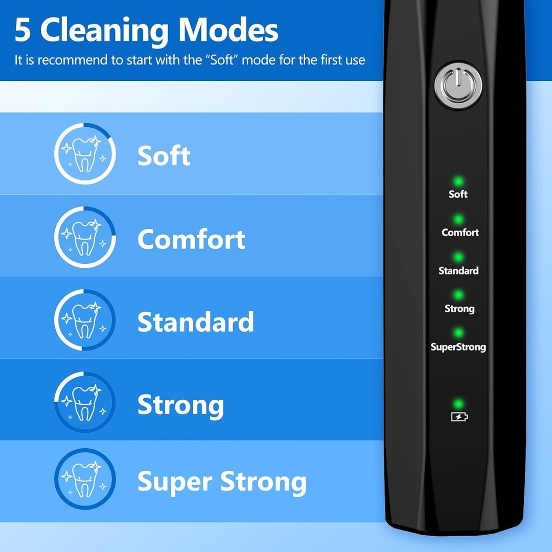 Rechargeable ultrasonic dental cleaning tool for pets - product photo 5