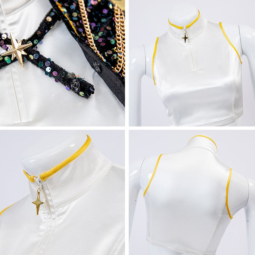 Sequinned five-piece stage costume set - product photo 8