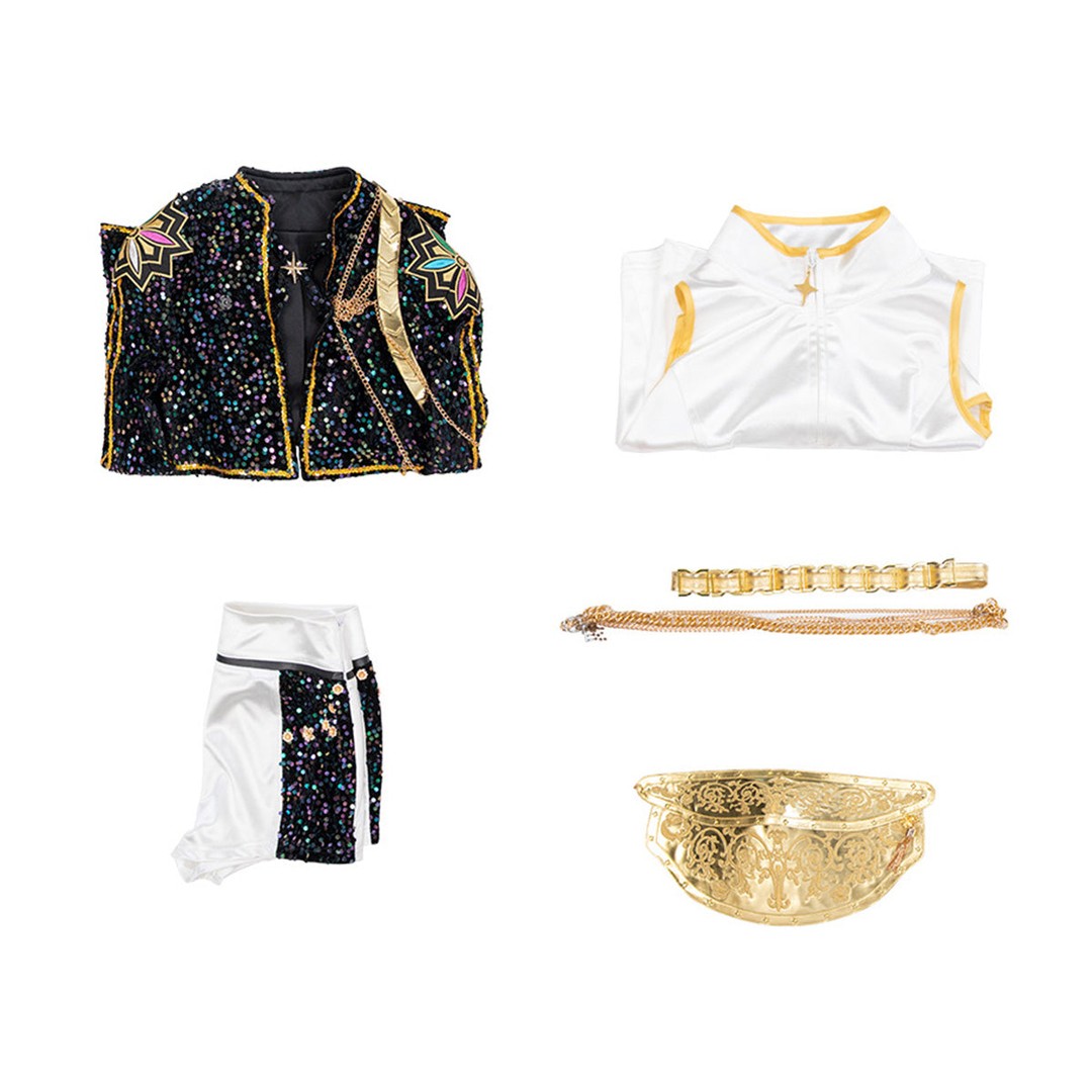 Sequinned five-piece stage costume set - product photo 9