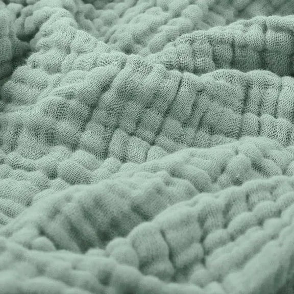 Layered muslin cotton throw blanket - product photo 2