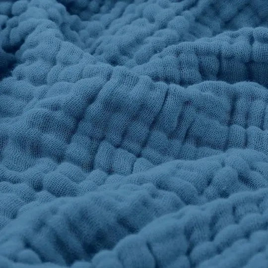 Layered muslin cotton throw blanket - product photo 6