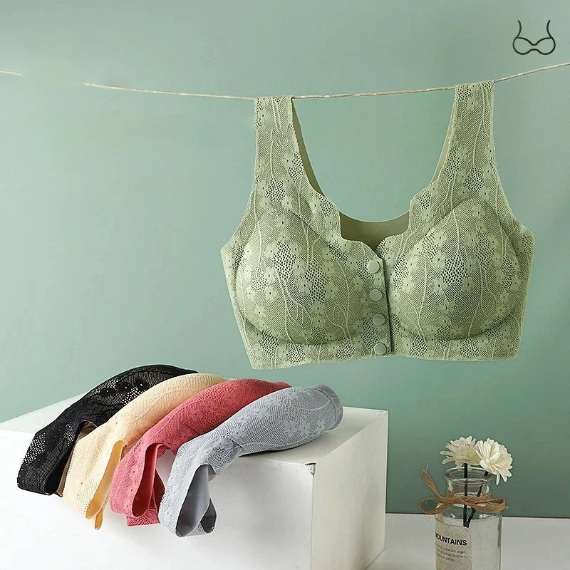 Front-fastening wire-free bra - product photo 6