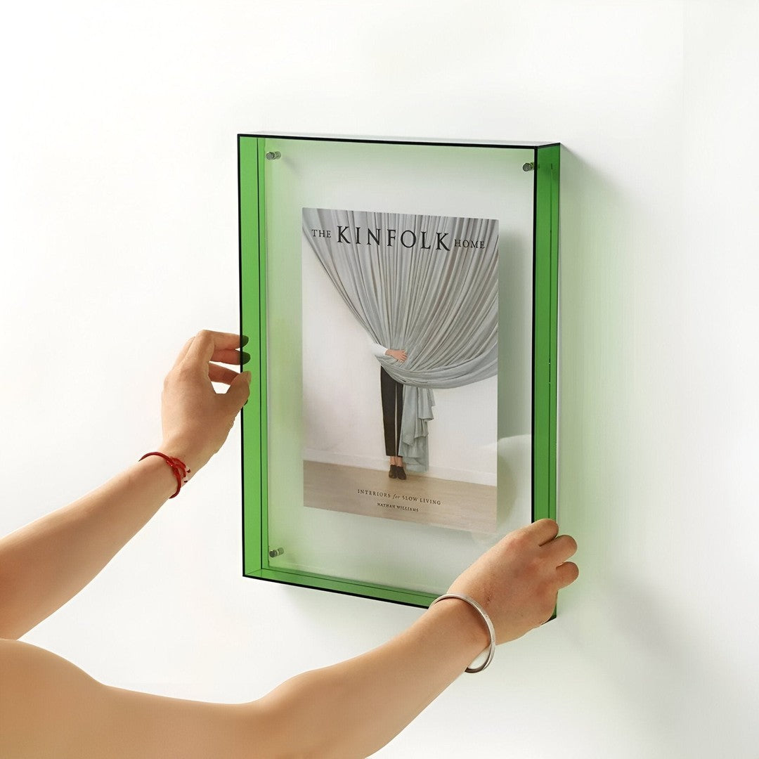 Clear acrylic photo frame - product photo 3