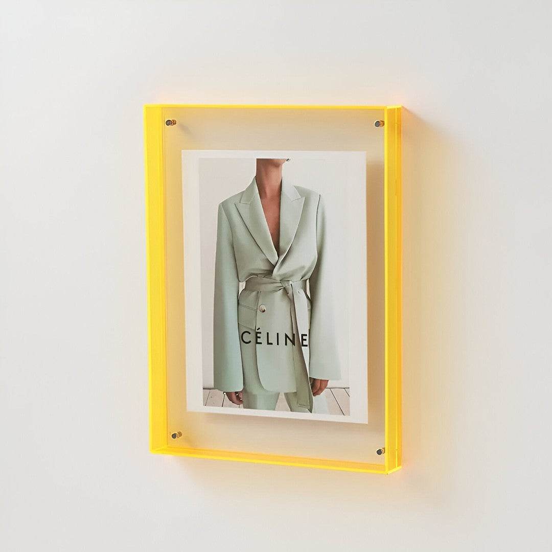 Clear acrylic photo frame - product photo 6