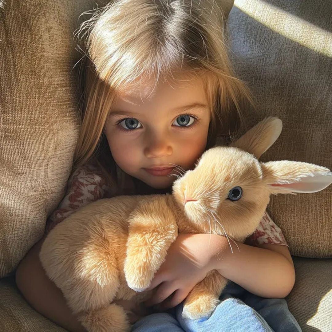 Interactive plush rabbit that hops - product photo 2