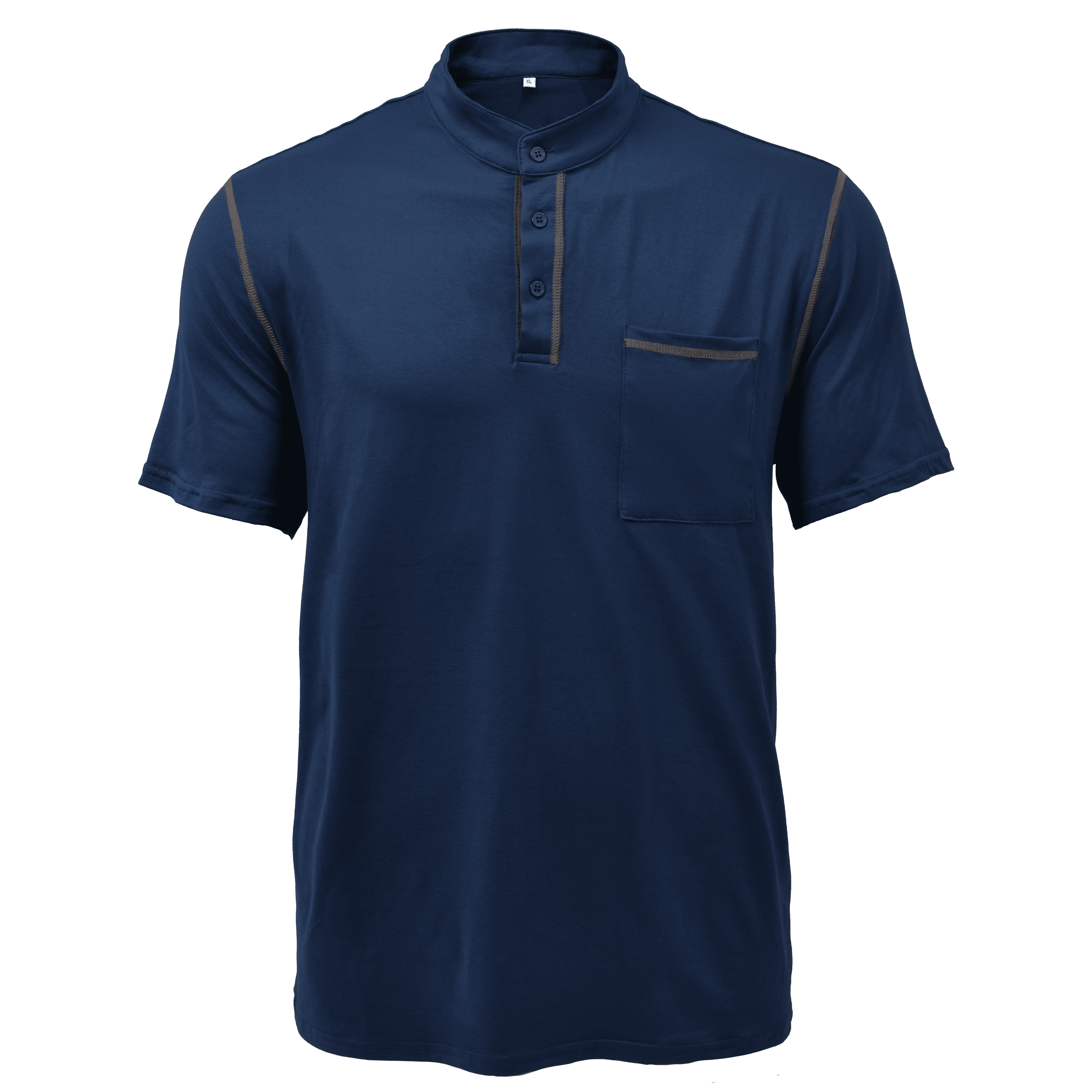 Evan | Men's Slim Fit Henley Style T-Shirt