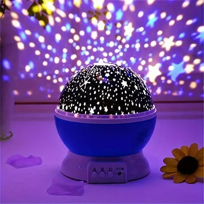 LED star projector night light - product photo 1