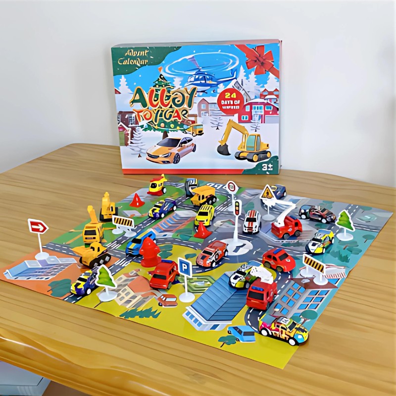 Children's toy advent calendar with 24 doors - product photo 1