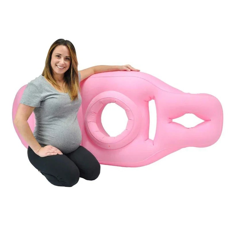 Inflatable full-length pregnancy body cushion - product photo 2
