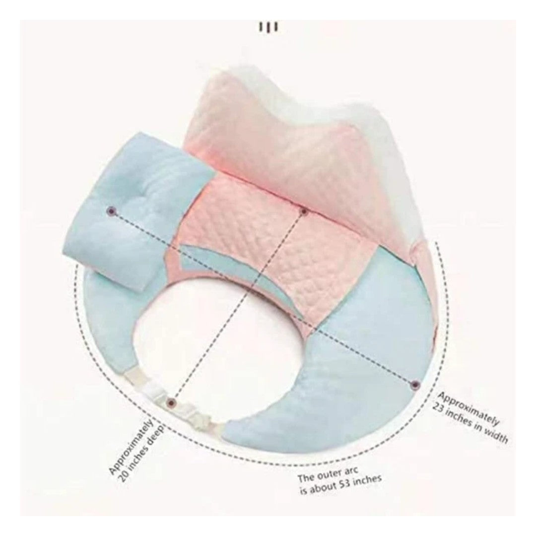 Curved nursing feeding pillow - product photo 4