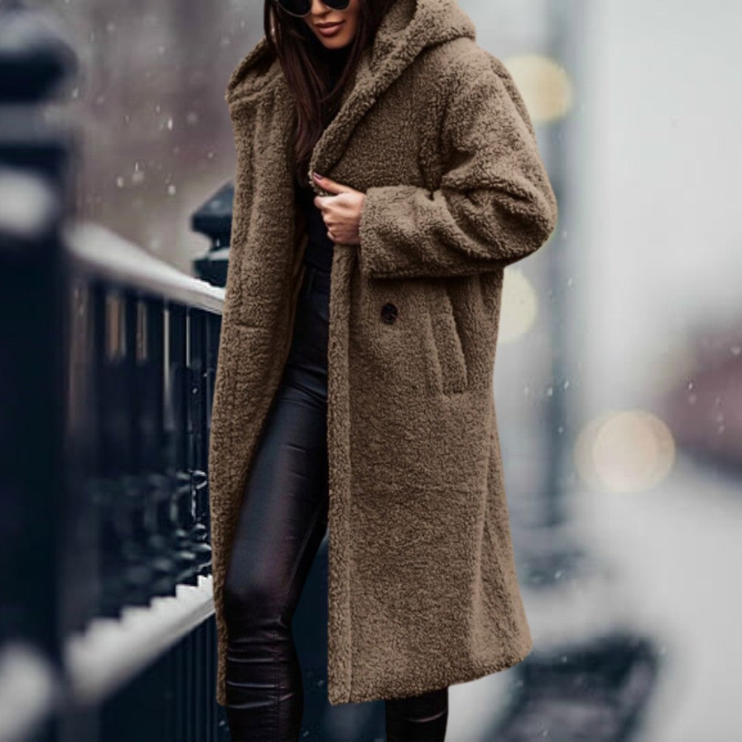 Woman wearing the Delia women's hooded jacket, 10 view