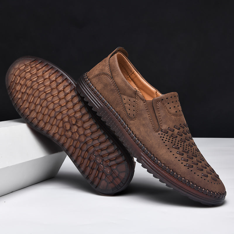 Noah | Men's Woven Slip-On Walking Loafers