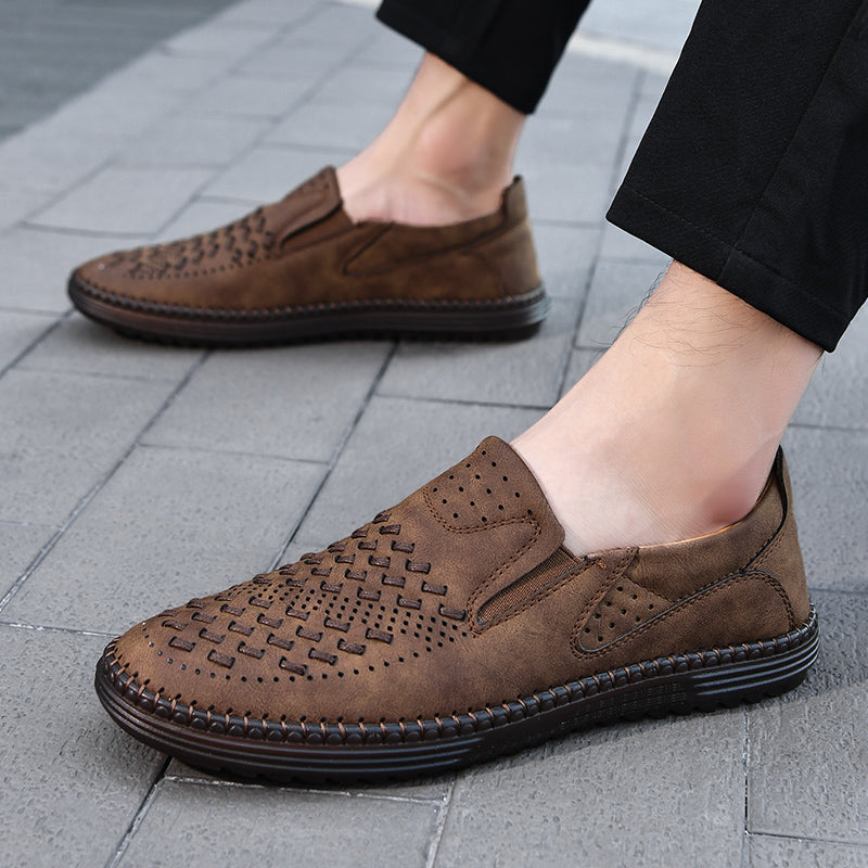 Noah | Men's Woven Slip-On Walking Loafers