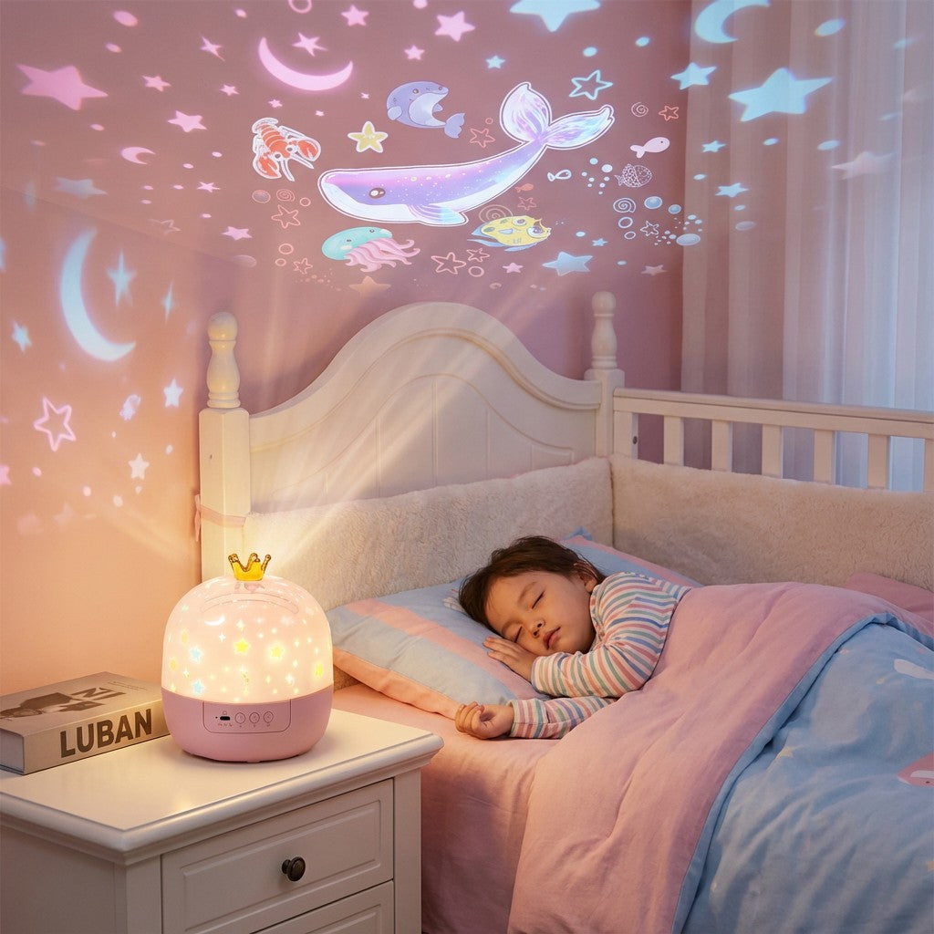 Children's night light and ceiling projector - product photo 1