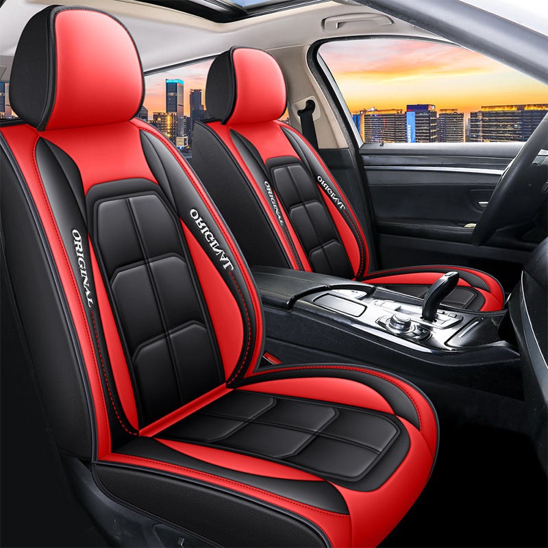 Universal PU leather front car seat covers - product photo 6