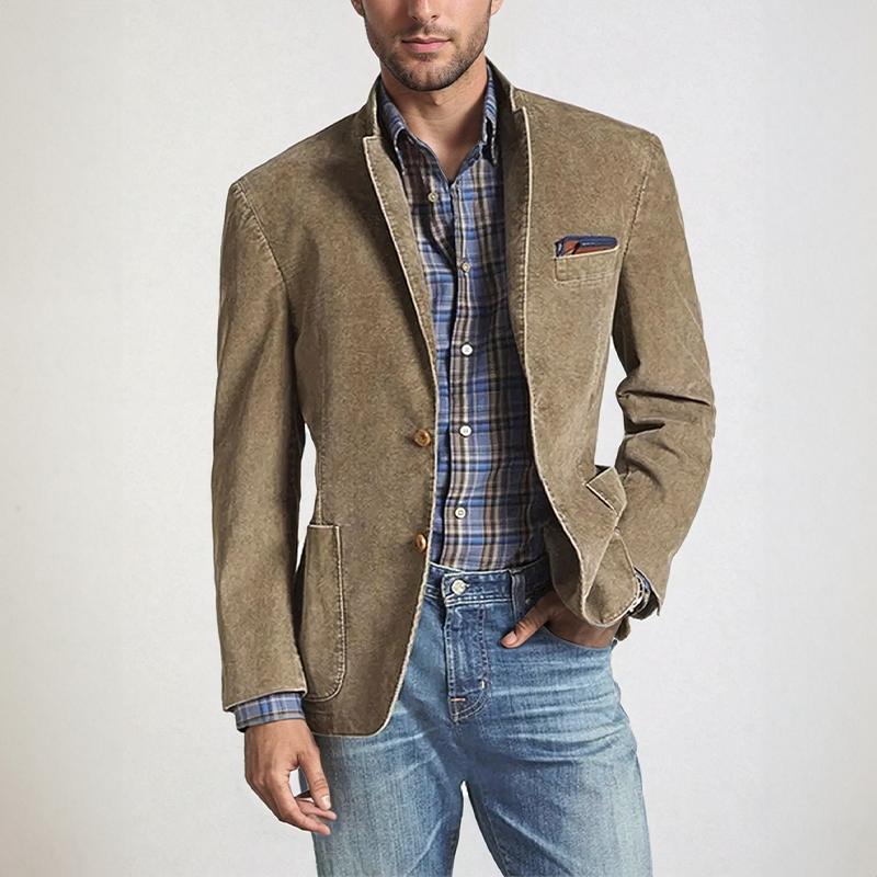 Nikolai | Men's Corduroy Slim Fit Blazer