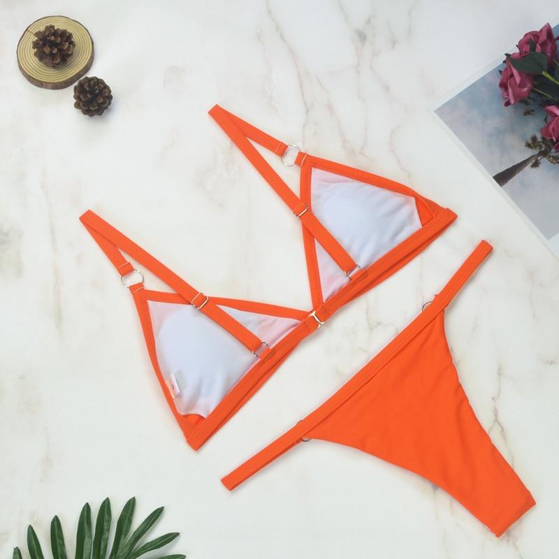 Aria | Women's Adjustable Strap Triangle Bikini Set