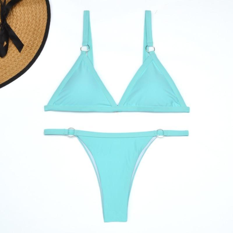 Aria | Women's Adjustable Strap Triangle Bikini Set
