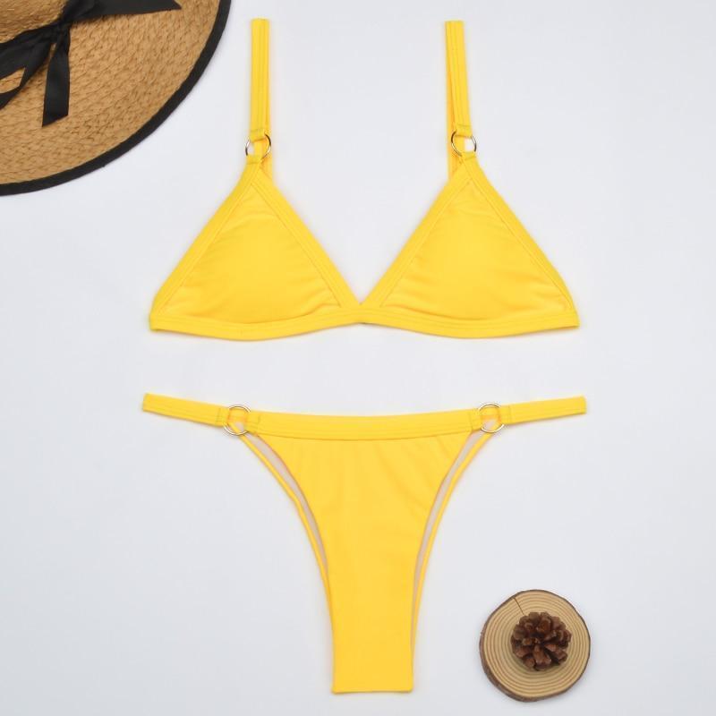 Aria | Women's Adjustable Strap Triangle Bikini Set