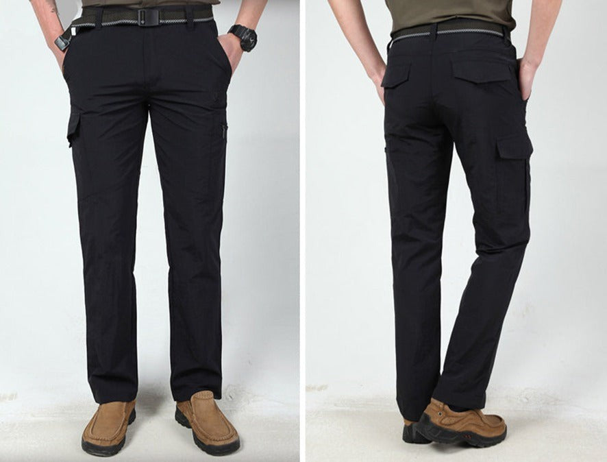 Men's breathable cargo trousers with flap pockets - product photo 8
