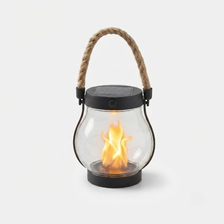 Solar lantern with flickering flame effect - product photo 8