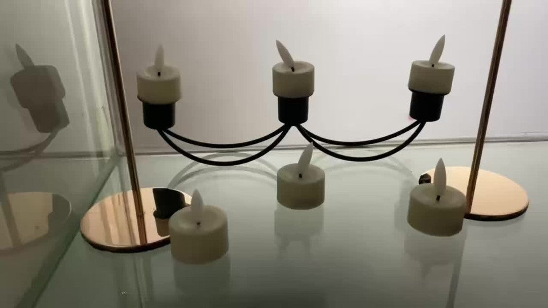 Flameless LED tea light candles with remote - product photo 10