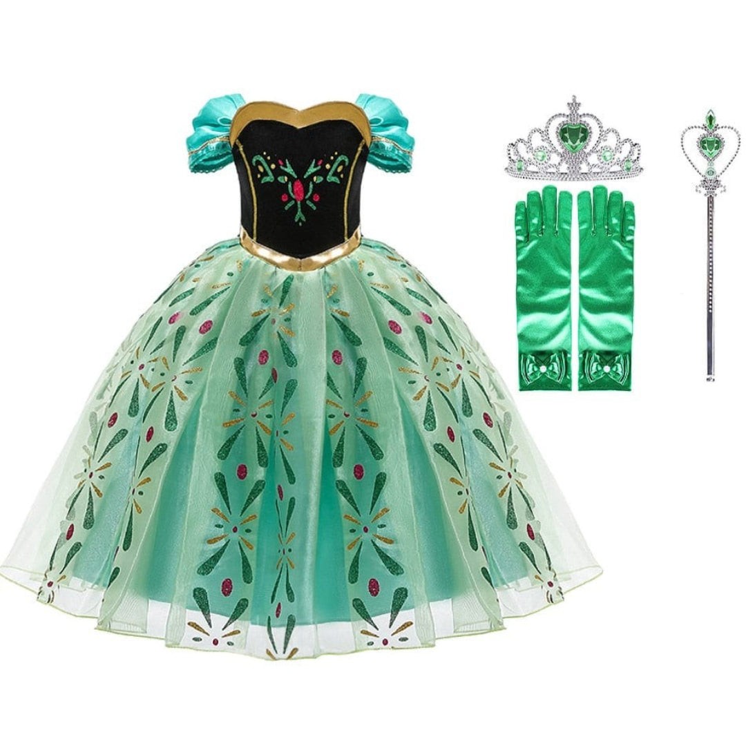 Pale green fantasy princess gown - product photo 2