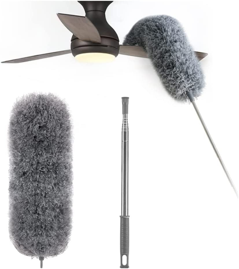 Telescopic microfibre duster with bendable head - product photo 4