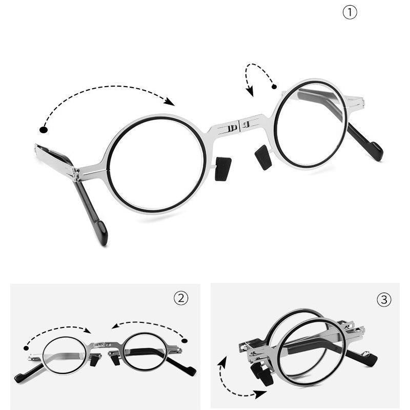 Folding titanium reading glasses - product photo 5