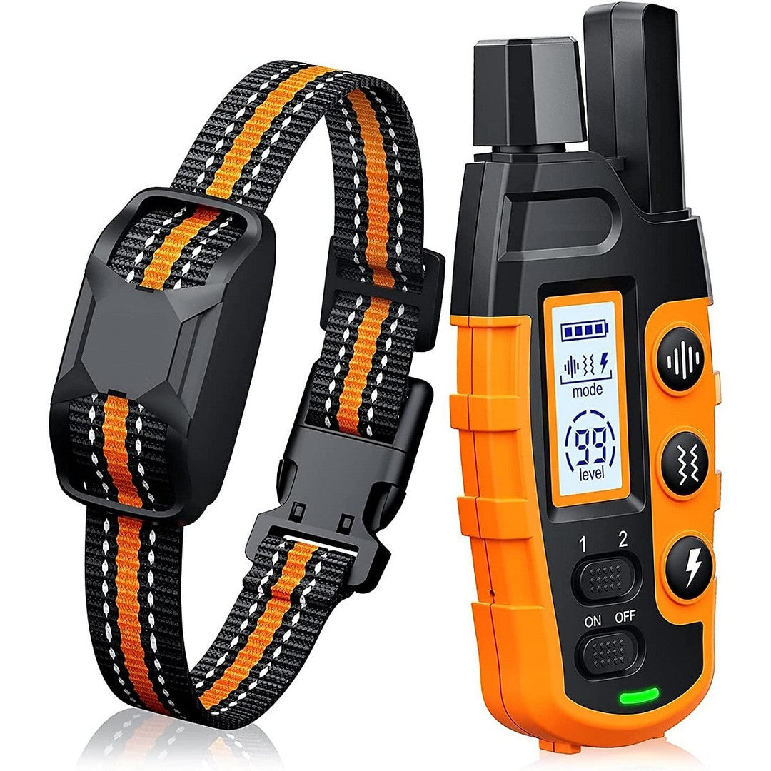 Remote dog training collar with handset - product photo 1