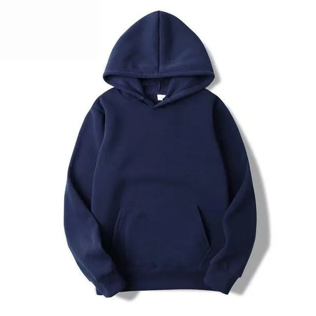 Woman wearing the Fleur women's regular-fit hooded pocket detail bag, back view