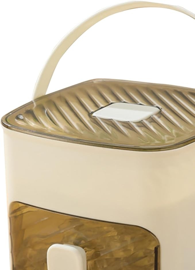 Push-release ice cube box with sealed storage bin - product photo 11